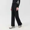 Calça esportiva flare com sensação de pele, retentora de calor, solta, modeladora, com drapeado, calça esportiva para atividades ao ar livre, corrida, yoga, calça de perna reta