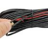 Linha de extensão traseira para gravador de direção atacado, ampla voltagem 12V-24V, 4 pinos, 10 metros, 15 metros, linha de extensão traseira para mídia de streaming