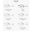 Gafas de moda fotocromáticas con bloqueo de luz azul para mujer, montura de metal decorada con diamantes, gafas planas transfronterizas europeas y americanas estilo ojo de gato