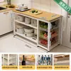 Estante de almacenamiento para cocina, cesta multifuncional para verduras, encimera de corte, estante de almacenamiento para microondas y utensilios de cocina, gabinete lateral, mesa multicapa