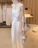 25608 Damei Muyuan Verão 2025 Novo Acessível Luxo Alto Padrão Feminino Novo Chinoiserie Elegante Conjunto de Duas Peças