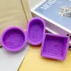 Molde Popular de Folhas Onduladas de Furo Único Doterra Quadrado Redondo Oval Forma DIY Sabão Artesanal Molde Decorativo
