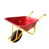 Carretilla de mano Agrícola de una rueda Carro con cubo Carrito pequeño Obra de construcción Jardinería de flores Transportador de basura alimento Hogar