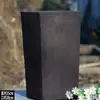 Vasos de Cerâmica para Horta sem Esmalte, Vasos Extra Grandes para Plantio de Árvores em Varandas, Caixas Quadradas de Cerâmica Escovada para Plantio de Vegetais