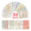 Conjunto Transfronteiriço de 36 Cartões com Versículos Bíblicos Encorajadores e Motivacionais de Cor Clara, Materiais para Diário, Cartões de Texto para Decoração de Parede