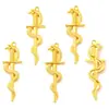 Accesorios de aleación DIY serpiente rodeando espada antigua daga colgante pulsera llavero collar pendientes colgante M104