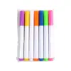 Tiza líquida fluorescente borrable, bolígrafo de pintura para graffiti infantil mini multicolor, adecuado para tableros LED acrílicos