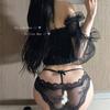2024 Novo Sexy Cetim Lace Underwear Feminino Cintura Baixa Puro Desejo Oco Respirável Puro Algodão Cuecas Femininas