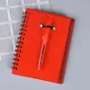 Cuaderno de Espiral Bloc de Notas Simple Notas Adhesivas Estudiante con Bolígrafo Cuaderno Portátil Cuaderno de Hojas Sueltas
