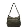 Bolso de lona de mezclilla para mujer, nuevo bolso tote versátil de color liso, bolso de hombro de moda de gran capacidad, bolso cruzado para el día a día