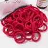 Accesorios para el cabello infantiles de AliExpress color caramelo anillo para el cabello de nailon para niños accesorios regalo pequeño tocado anillo para el cabello 816