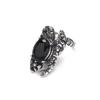 Nuevo Anillo de Acero de Titanio Hueco con Diamantes de Escorpión de Personalidad Creativa Retro Europeo y Americano Anillo de Acero de Titanio Punk de Moda para Hombre