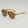 Óculos de Sol Novos Europeus e Americanos Cor de Gelatina Feixe Duplo Moda Estiloso Estilo Punk Ins Popular Mesmo Estilo Anti-UV
