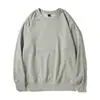 Moletom Crewneck de Lã Felpuda Pesada 320g com Ombros Caídos Tamanho Grande Uniforme de Trabalho Classe 13 Cores Pulôver Camada Base Juvenil Manga Longa