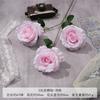 Flor Artificial Anna Rose de 3 Cabezas Simulada Flor para Boda Flor Artificial de Seda de Alta Gama Adornos Flor Decorativa para Sala de Estar Venta al por Mayor