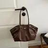 Bolso Retro de Gran Capacidad para Debajo del Brazo para Mujer 2026 Nuevo Estilo Moda Plisado Nube Bolso de Hombro Casual Commute Bolso Tote