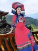 Ropa de Adulto de Nuevo Estilo para Mujeres de la Minoría Étnica Zhuang de Guangxi para la Presentación de Minorías Étnicas del 3 de Marzo, Falda de Ropa Étnica Buyi