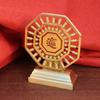 Adorno de Escritorio de Ábaco Bagua de Latón Oficina en Casa Molinillo de Viento Sólido Giratorio Artesanía Ábaco Regalo