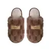 Nuevas Pantuflas Peludas Transfronterizas, Pantuflas de Algodón Cálidas y Antideslizantes para el Hogar, Pantuflas de Algodón de Alta Gama Engrosadas de Terciopelo Coral para Hotel y B&B
