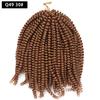 Peluca Xuchang Trenzas Sucias Africana Femenina Exportación Venta al Mayoreo Trenzas Pequeñas Primavera Fibra Química Ganchillo Cabello Rizado Negro Mary Baby