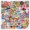 100 Pegatinas de Graffiti de la Serie de Logos de Equipos de Fútbol Nuevos Transfronterizos Fabricante Mayorista de Pegatinas para Equipaje y Teléfonos Móviles Transfronterizos
