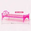 Accesorios de Muñeca Princesa, Columpio Grande, Armario, Gabinete de Almacenamiento, Tina de Baño, Cama Doble, Juguetes de Juego de Imitación, Requiere Ensamblaje