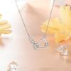 Nuevo Collar de Corazón de Plata de Ley S925 2025 para Mujer, Cadena Clavicular de Lujo Ligero de Nicho, Regalo para Novia o Mejor Amiga, Joyería de Plata