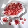 Atacado 20mm Borda Enrolada Flor de Rododendro Pétalas de Vidro DIY Artesanal Acessórios de Cabelo Hanfu Materiais de Pente de Cabelo Estilo Antigo