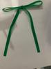 24 pzas/bolsa cinturón de terciopelo pajarita cinturón árbol de Navidad vestido adornos de seda retorcida accesorios para cinturón de corbata navideña decoración colgante