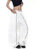 Pantalones Cargo Deportivos Paracaidistas a Rayas Plisados Estilo Retro Americano para Hombres y Mujeres, Pantalones Casuales Holgados de Pierna Ancha Scimitar para Primavera y Otoño