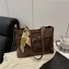 Bolso de Viaje Estilo Coreano para Mujer 2025 Nuevo Bolso Tote Sencillo para Estudiantes que Asisten a Clase Bolso de Hombro de Gran Capacidad para Compras