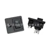 Tomada de Alimentação CC Dois em Um com Interruptor Iluminado Ln-03 Quadrada Tomada para Equipamentos Eletrônicos de Corrente Contínua Dc5521