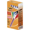 Caneta esferográfica Bic 4 Cores Corpo Metálico Rs