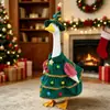 Traje de Falda con Tema de Árbol de Navidad de Ganso de Porche de 23 pulgadas Traje de Jardinero de Ganso Grande para Festival Navideño en el Patio