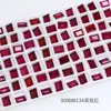 Dongzhou Diamante para Uñas Rosa Rojo Punto de Diamante Accesorios para Joyería DIY Forma Ovalada Especial Uña Portátil Diamante para Uña Venta al por Mayor