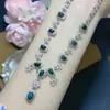 Estilo Retro Cool Europeo y Americano Conjunto Único de Collar y Pendientes de Geometría con Circonita Accesorios para Ropa de Cena Festiva Venta al por Mayor
