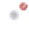 Flor 3D DIY Cola de Cristal Peônia Rosa Cravo Flor Molde de Silicone Velas Aromáticas Enfeites