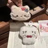 Novo Pingente Broche Grampo de Cabelo Decoração para Roupas Mochila Chaveiro Boneca Gatinho Fofo Chaveiro de Pelúcia