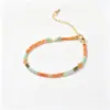 Nuevo brazalete de perlas estilo chino Dunhuang, cuentas de semillas de jadeíta, tobillera versátil multicolor estilo nacional de lujo ligero regalo