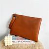 Estilo coreano nova embreagem simples retro bolsa feminina moda japonesa e coreana de grande capacidade embreagem zíper envelope saco