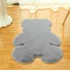 Alfombra de Piel Sintética de Conejo para Mesita de Noche de Sala de Estar Alfombra de Felpa de Piel de Conejo para Ventana Saliente de Sala de Estar Balcón Alfombra de Oso de Peluche para Habitación Infantil Escritorio de Computadora