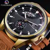 Reloj de Cuero para Hombre Estilo Europeo y Americano Casual Esqueleto Esfera de Carreras Automático Mecánico Esqueleto