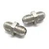 Modificación de Coche Adaptador de Enfriador de Aceite Conector de Conversión de Línea de Aceite Hierro An6 a An6 Roscado de Doble Cabeza Piezas de Hardware Procesamiento