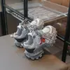 Novos Tênis Pai de Velcro Infantis Outono 2026, Sapatos de Malha com Solado Macio para Meninas, Tênis com Solado Grosso para Meninos, Tendência