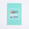 Tarjeta de felicitación de cumpleaños transfronteriza de Amazon. Gracias, bendición, tarjeta pequeña, tarjeta de regalo creativa de Año Nuevo, postal, sobre.