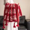 Manta de terciopelo medio como regalo de inauguración para amigos, caja de regalo de alta gama, regalo de cumpleaños para personas mayores, manta de ocio