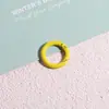 Argola Chaveiro Cor Tinta Assada Abertura Fivela de Mola Conexão Fivela de Cartão diy Pingente Ornamento Feito à Mão Anel