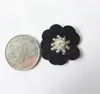 Pegatinas de Flor de Lentejuelas Decorativas para Tela, Accesorios de Cuentas, Bolsos, Zapatos y Sombreros, Cuentas Sueltas, Parches para Ropa, Calcomanías, Hecho a Mano para DIY