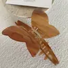 YHJ acessórios de cabelo novo garra de asa de borboleta de acetato grampo versátil para prender o cabelo no topo da cabeça penteado prendedor de tubarão adorno de cabeça prendedor de cabelo