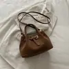 Bolso Cubo de Personalidad Simple Estilo Coreano 2026 Otoño/Invierno Nuevo Bolso de Mano Moda Retro Ins Bolso Cruzado de Hombro